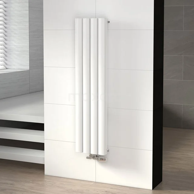 Neptune Designradiator | 29,7x120 cm Hoogglans wit 1176 W att Aluminium Centrale verwarming DR54_0412GWN