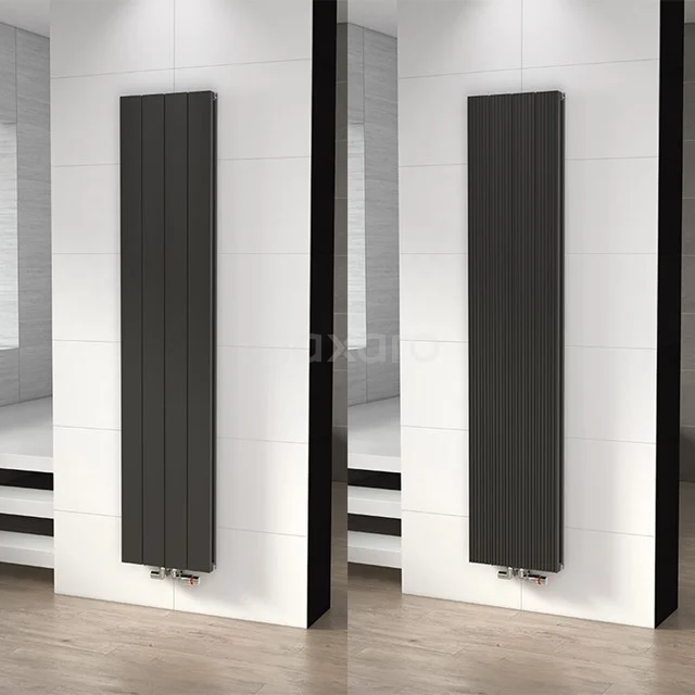 Ceres Designradiator | 37,5x180 cm Donkergrijs 1504 W att Aluminium Centrale verwarming DR55_0418RDN