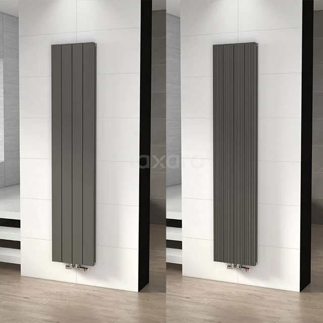 Ceres Designradiator | 37,5x180 cm Lichtgrijs 1504 W att Aluminium Centrale verwarming DR55_0418RLN