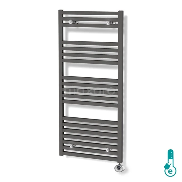 Zeus  Radiator Elektrisch | 50x122 cm Donkergrijs 890 W att Aluminium DR57_0512RDN-E