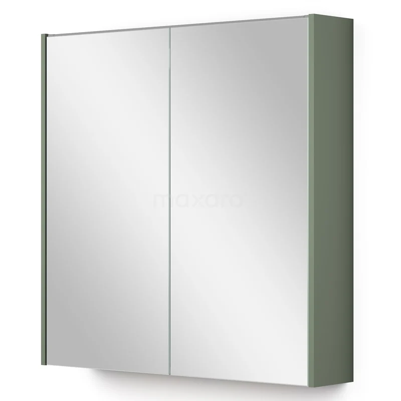 Mirror cabinet with lighting Modulo 70x70cm Sage green K99-0700-59009-12