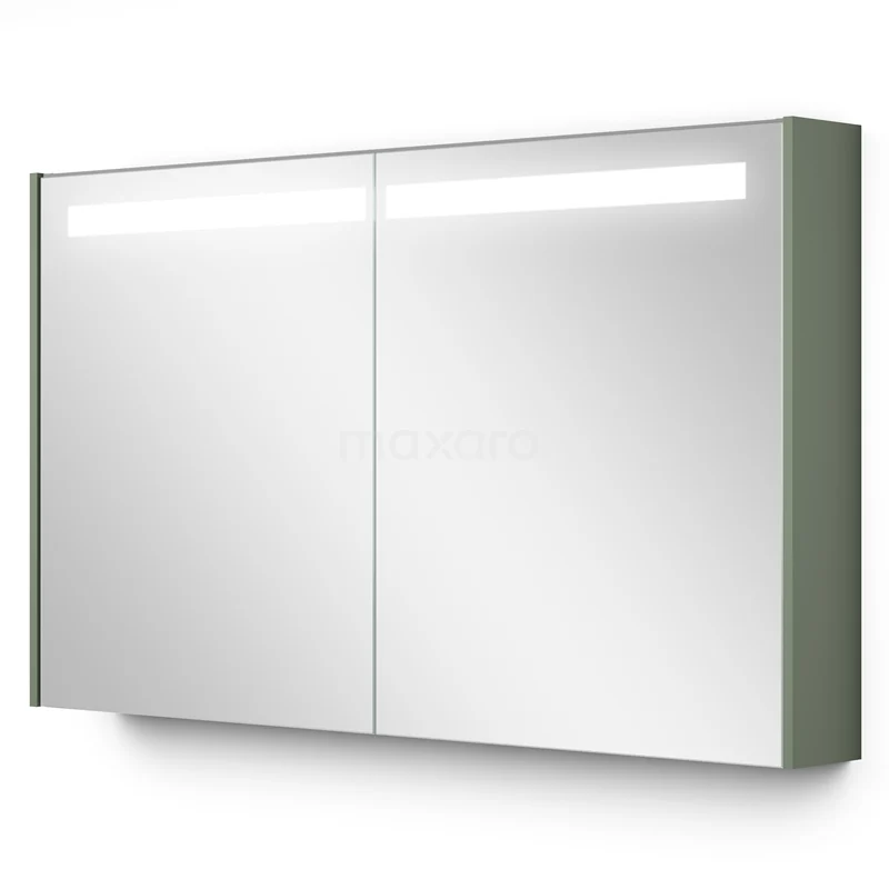 Mirror cabinet with lighting Modulo 120x70cm Sage green K99-1200-59008-12