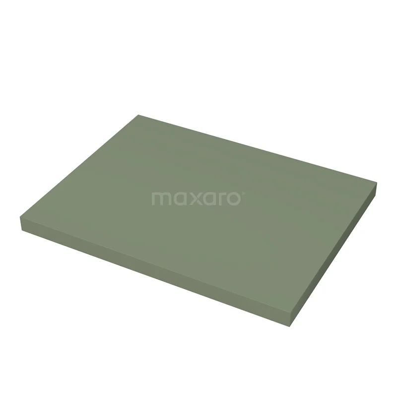 Modulo Basin worktop | 60 cm Sage green T06-0600-31200