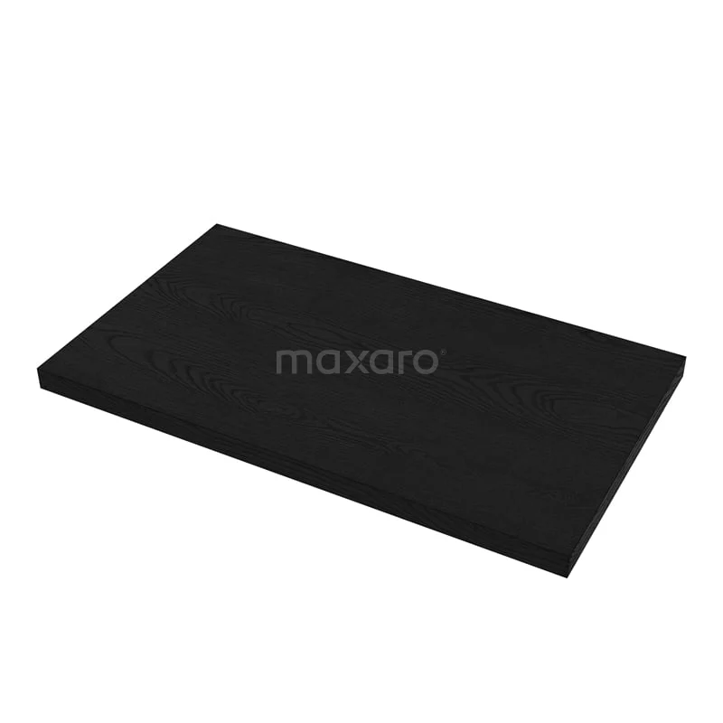 Modulo Plato Slim Basin worktop | 80 cm Black oak T09-0800-33100