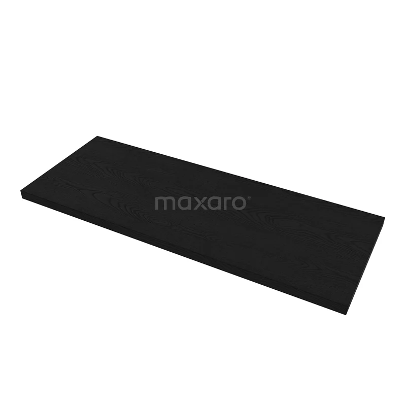 Modulo Plato Slim Basin worktop | 120 cm Black oak T09-1200-33100