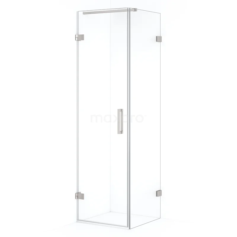 Diamond Shower enclosure | 60x50 cm Stainless steel Clear glass Pivot door Rectangle CDA210605120BR