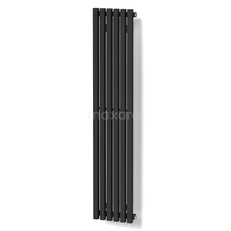 Sol Designradiator | 25x120 cm Mat zwart 524 W att Aluminium Centrale verwarming DR59_0612SB