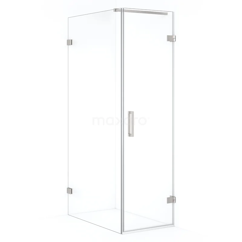 Diamond Shower enclosure | 90x60 cm Stainless steel Clear glass Pivot door Rectangle CDA220609120BR