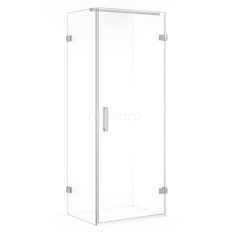 Diamond Shower enclosure | 70x60 cm Stainless steel Clear glass Pivot door Rectangle CDA220706120BR