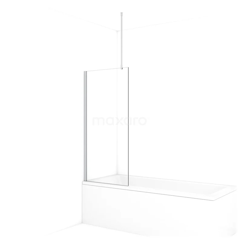 Diamond Bath screen | 70 cm Chrome Clear glass BDA07710C