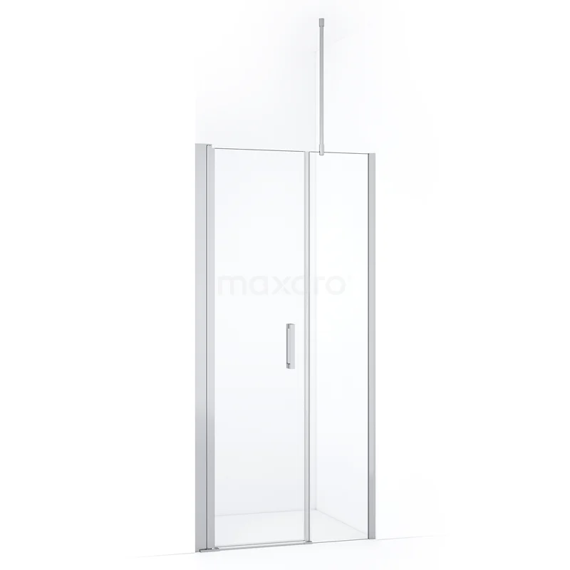 Diamond Shower door | 90 cm Chrome Clear glass Pivot door DDC106031710CN