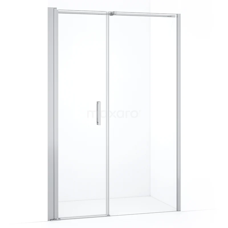 Duschtür Diamond DDC106071310CN Glasdouchedeur mit Schiebemechanismus, Klarglas und Aluminiumprofil; ideal für ein modernes Badezimmer.