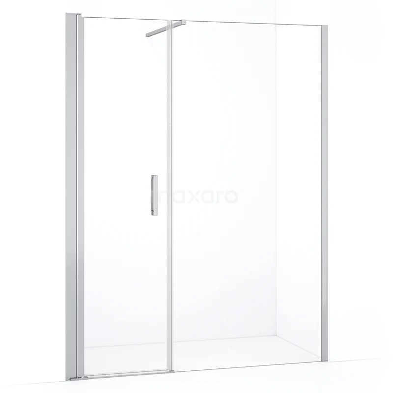 Diamond Shower door | 160 cm Chrome Clear glass Pivot door DDC106101110CN