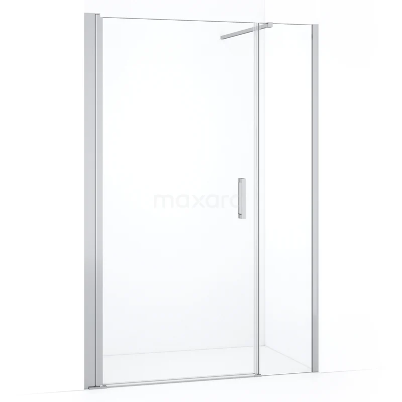Diamond Shower door | 130 cm Chrome Clear glass Pivot door DDC110031110CN