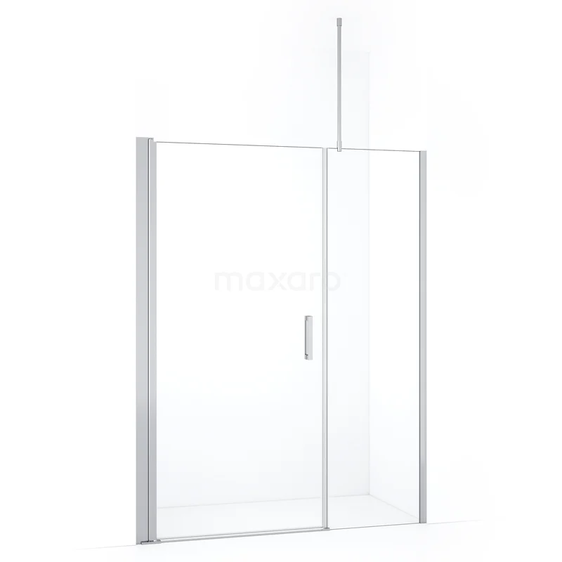 Diamond Shower door | 150 cm Chrome Clear glass Pivot door DDC110051710CN