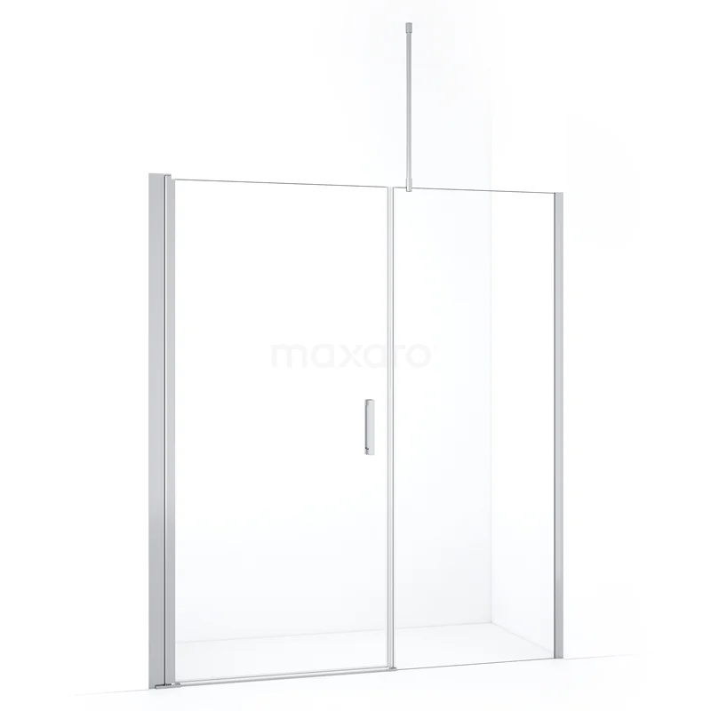 Diamond Shower door | 170 cm Chrome Clear glass Pivot door DDC109081710CN