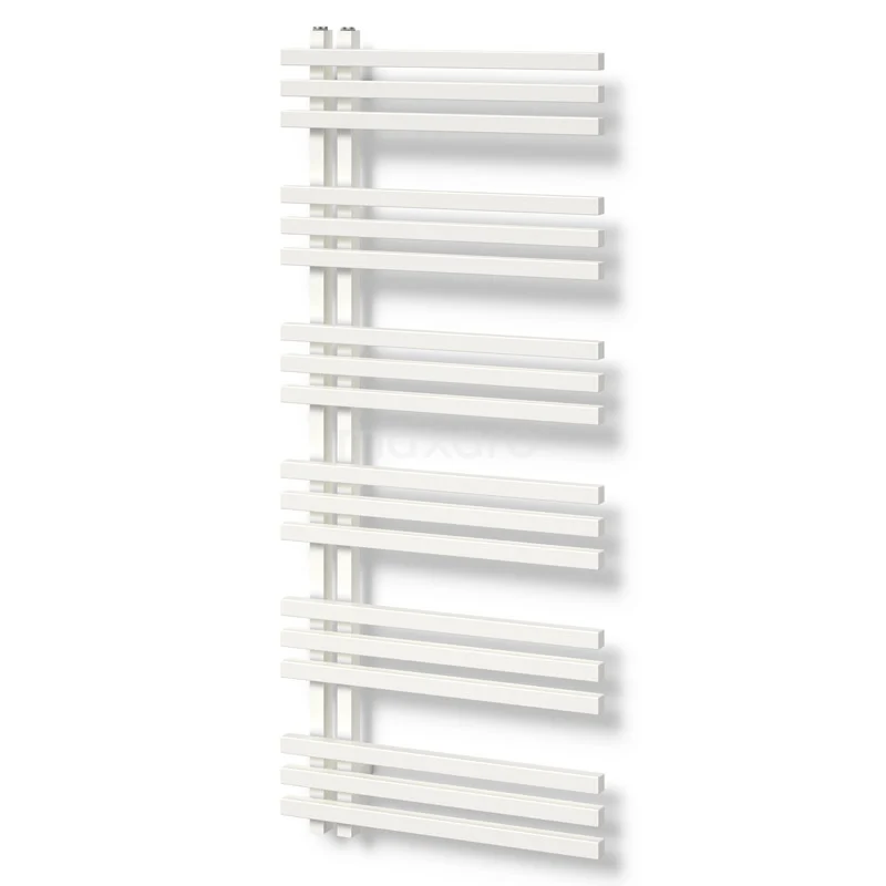 Kepler Handdoekradiator | 55x130 cm Mat wit 1001 W att Aluminium Centrale verwarming DR63_0513SWN