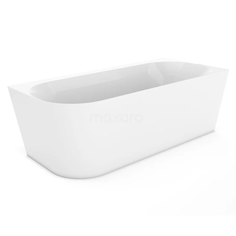 Velino Corner Bath | 165x75cm Acrylic Gloss White Right VSA73R
