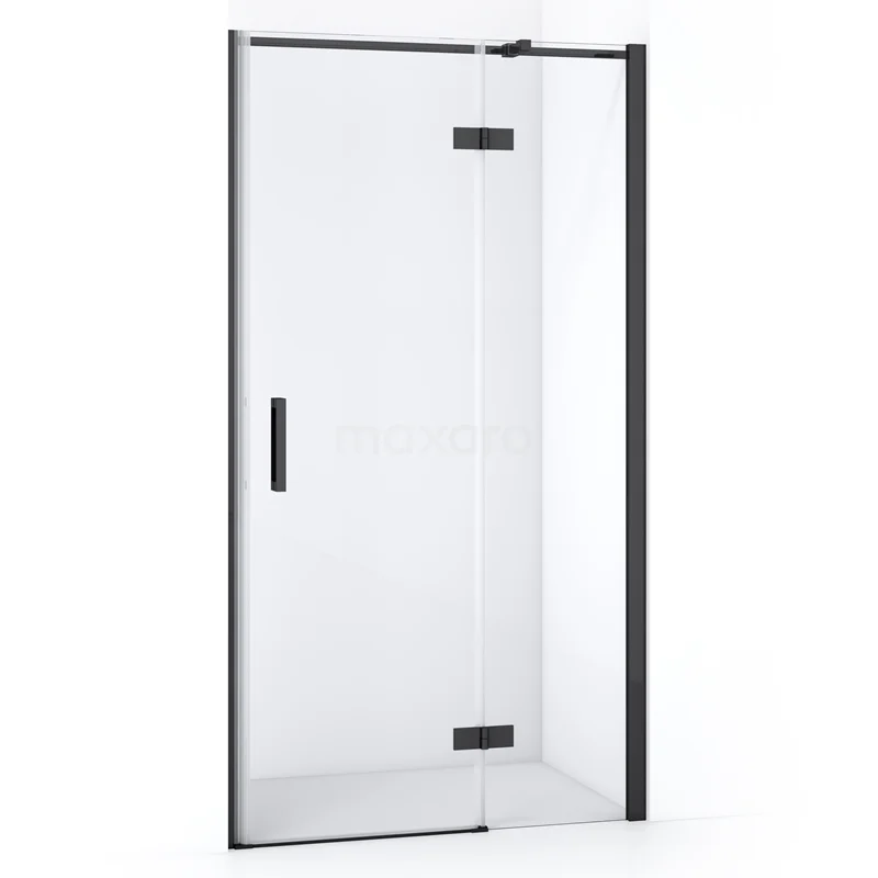 Diamond Shower door | 90 cm Black chrome Clear glass Pivot door DDB22361310BCN