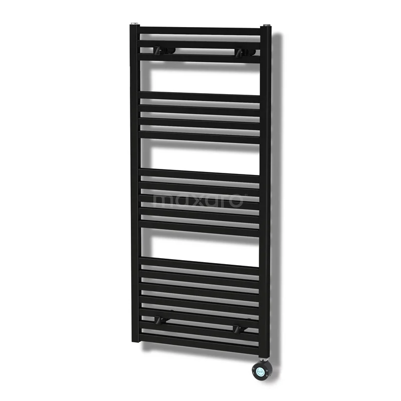 Zeus  Radiator Elektrisch | 50x122 cm Mat zwart 890 W att Aluminium DR57_0512SBN-EN