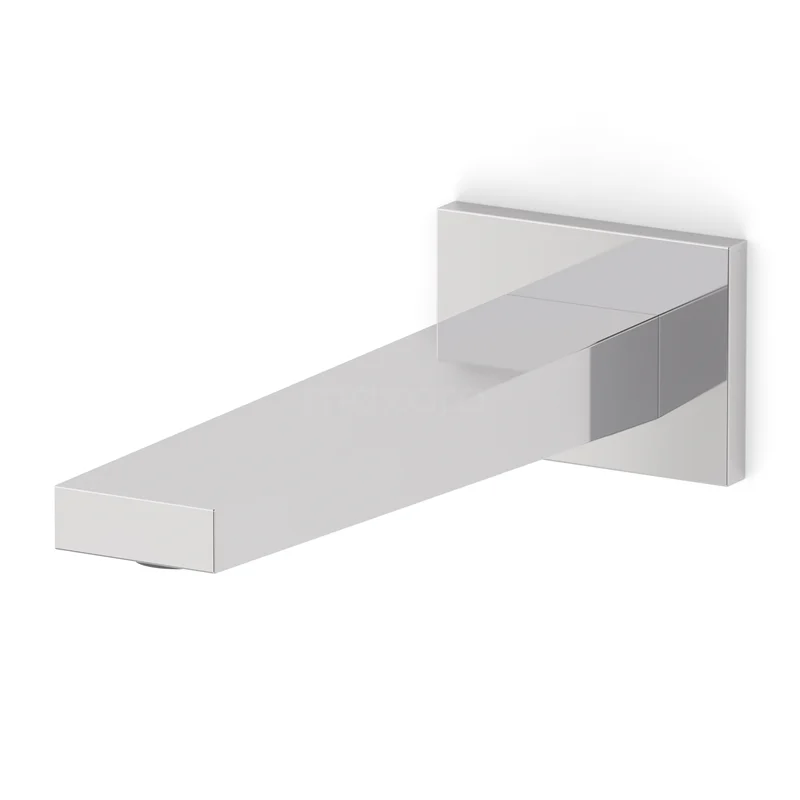 Bath spout Cubic Chrome, Wall-mounted, Chrome 33.157.100N