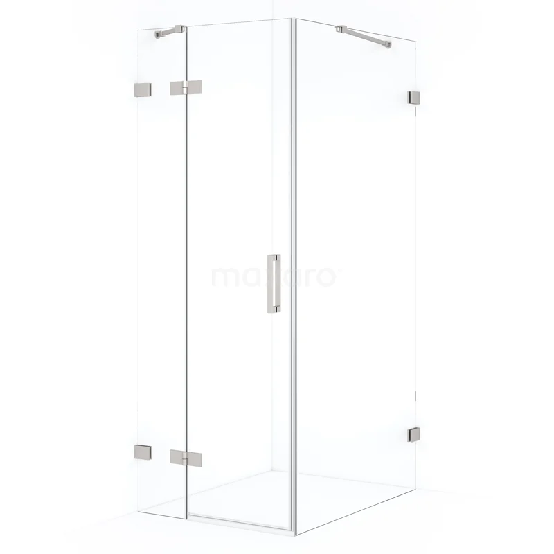 Diamond Shower cabin | 100x90 cm Stainless steel Clear glass Pivot door Rectangle CDB213610420BR Diamond Shower cabin | 100x90 cm Stainless steel Clear glass Pivot door Rectangle CDB213610420BR