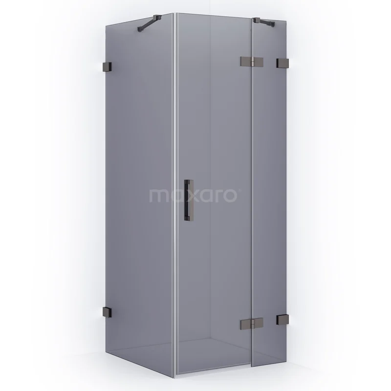 Diamond Duschkabine | 90x80 cm Schwarzes Metall Drehtür Rechteck CDB223608421ZM Diamond Duschkabine | 90x80 cm Schwarzes Metall Drehtür Rechteck CDB223608421ZM