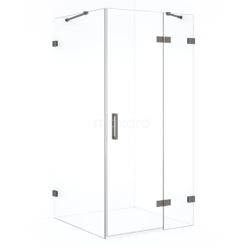 Diamond Shower cabin | 110x90 cm Black metal Clear glass Pivot door Rectangle CDB226509420ZM Diamond Shower cabin | 110x90 cm Black metal Clear glass Pivot door Rectangle CDB226509420ZM