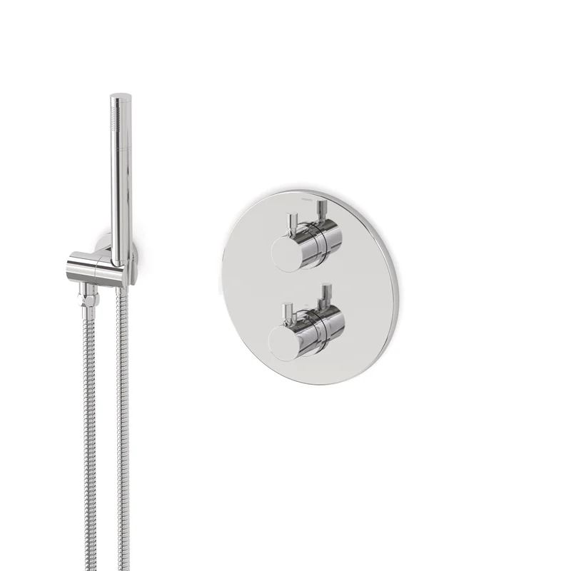 Radius Unterputz-Brausegarnitur | Chrom Thermostatarmatur mit Handbrause 1 Position AIC55-00015 Radius Unterputz-Brausegarnitur | Chrom Thermostatarmatur mit Handbrause 1 Position AIC55-00015