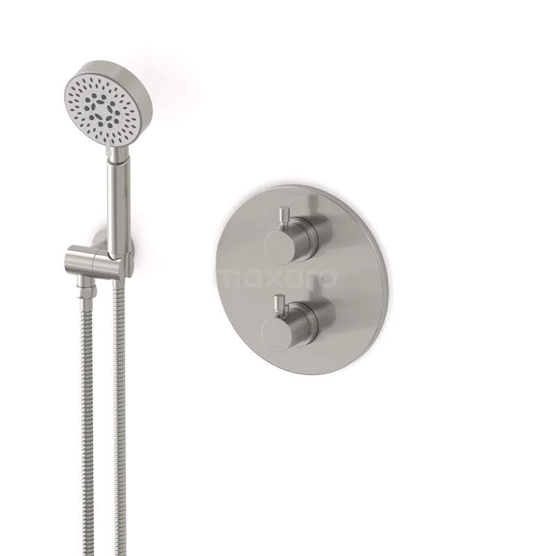 Radius Unterputz-Brausegarnitur | Edelstahl Thermostatarmatur mit Handbrause 5 Positionen AIR55-00020 Radius Unterputz-Brausegarnitur | Edelstahl Thermostatarmatur mit Handbrause 5 Positionen AIR55-00020