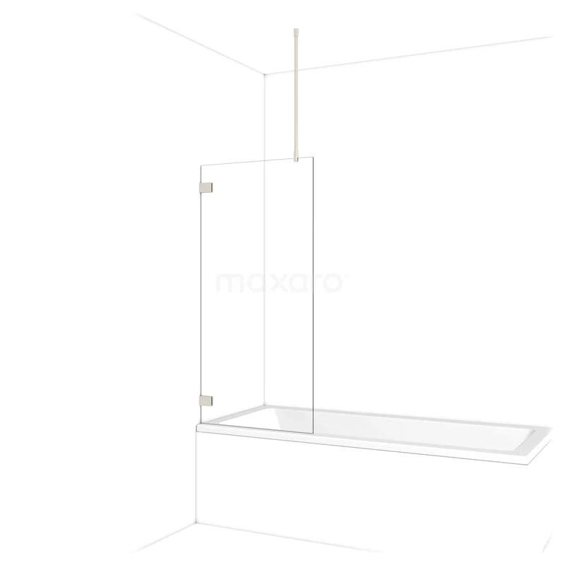 Diamant Badewannenaufsatz | 70 cm Edelstahl Klarglas BDA07720BR Diamant Badewannenaufsatz | 70 cm Edelstahl Klarglas BDA07720BR