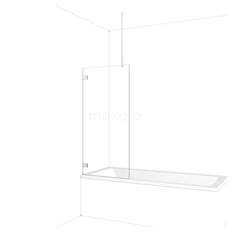 Diamant Badewannenaufsatz | 70 cm Chrom Klarglas BDA07720C Diamant Badewannenaufsatz | 70 cm Chrom Klarglas BDA07720C