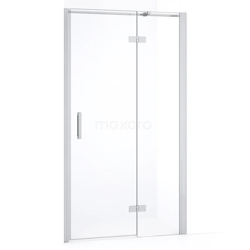 Diamond Shower door | 90 cm Chrome Clear glass Pivot door DDB22362330C