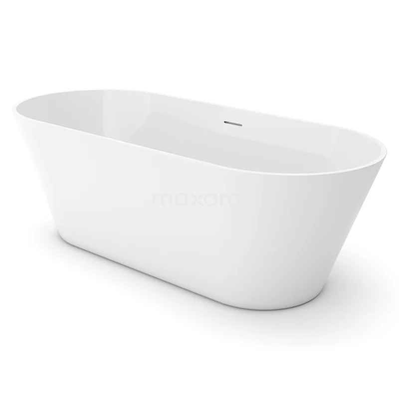 Freistehende Badewanne Pratico 170x75cm Acryl Hochglanz Weiß VSA100 Freistehende Badewanne Pratico 170x75cm Acryl Hochglanz Weiß VSA100