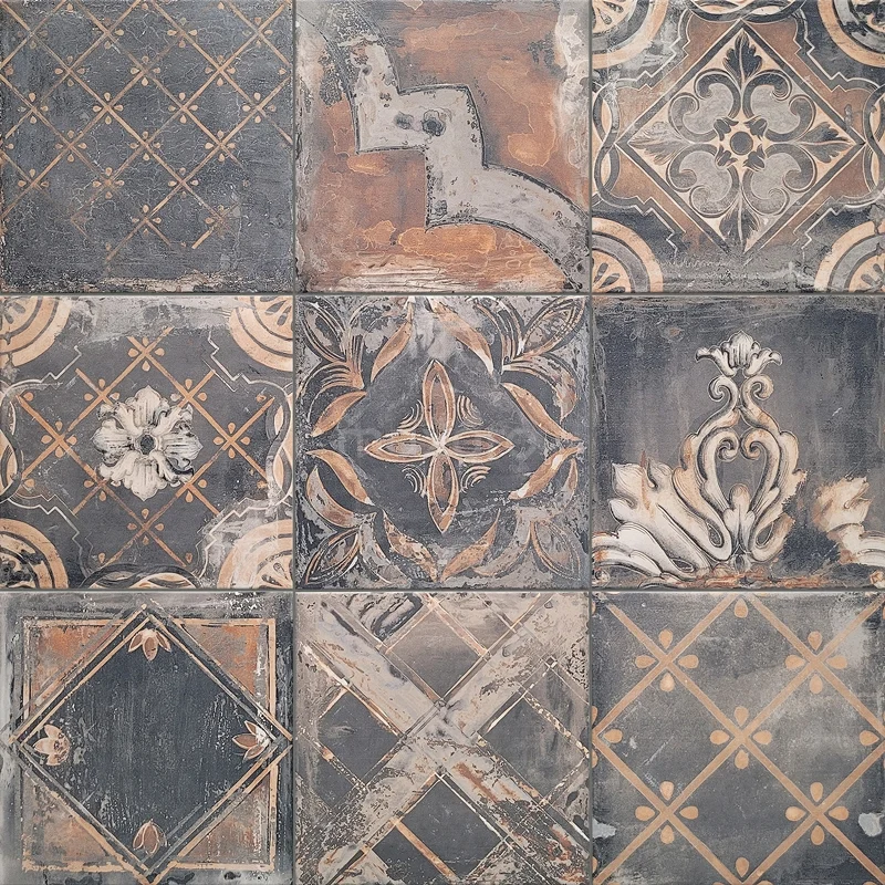 Bodenfliese/Wandfliese Maestro Nero 20x20cm Dekor Mehrfarbig Nicht rektifiziert 502-090103 Bodenfliese/Wandfliese Maestro Nero 20x20cm Dekor Mehrfarbig Nicht rektifiziert 502-090103