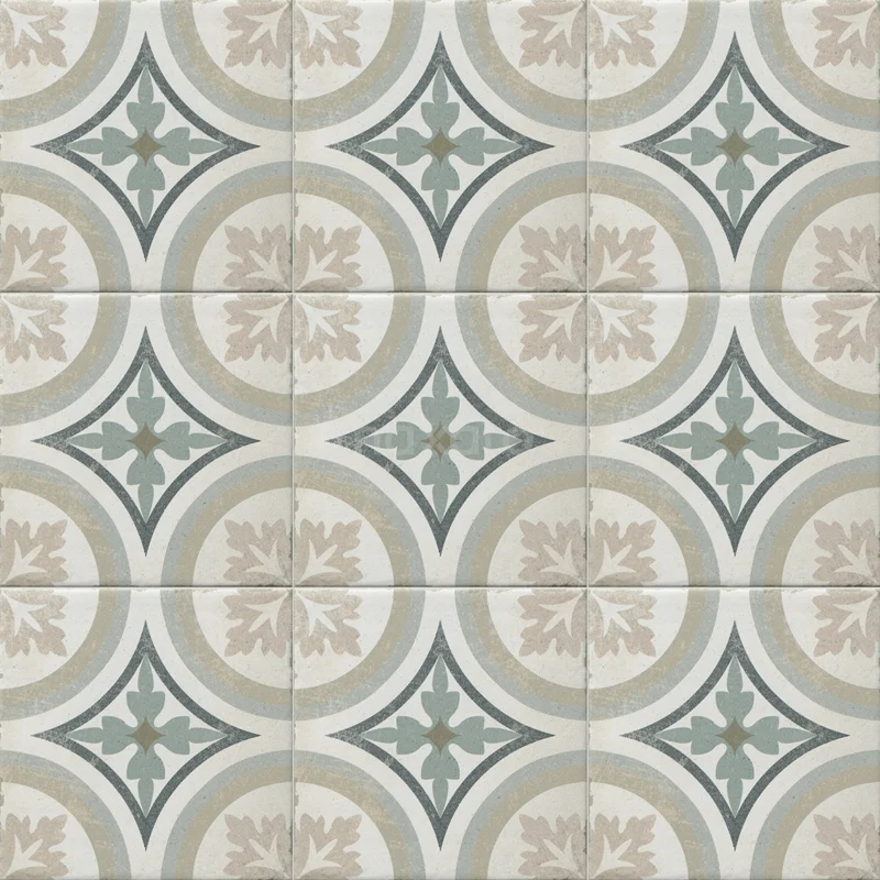 Bodenfliese/Wandfliese Melody Floral 20x20cm Dekor Multicolor Nicht rektifiziert 502-070102 Bodenfliese/Wandfliese Melody Floral 20x20cm Dekor Multicolor Nicht rektifiziert 502-070102