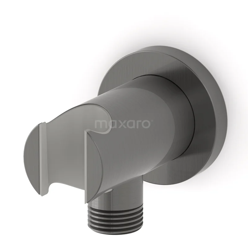 Handbrausehalter Radius Schwarz Steel, Wandmontage, Schwarzes Metall 55.156.200ZM Handbrausehalter Radius Schwarz Steel, Wandmontage, Schwarzes Metall 55.156.200ZM