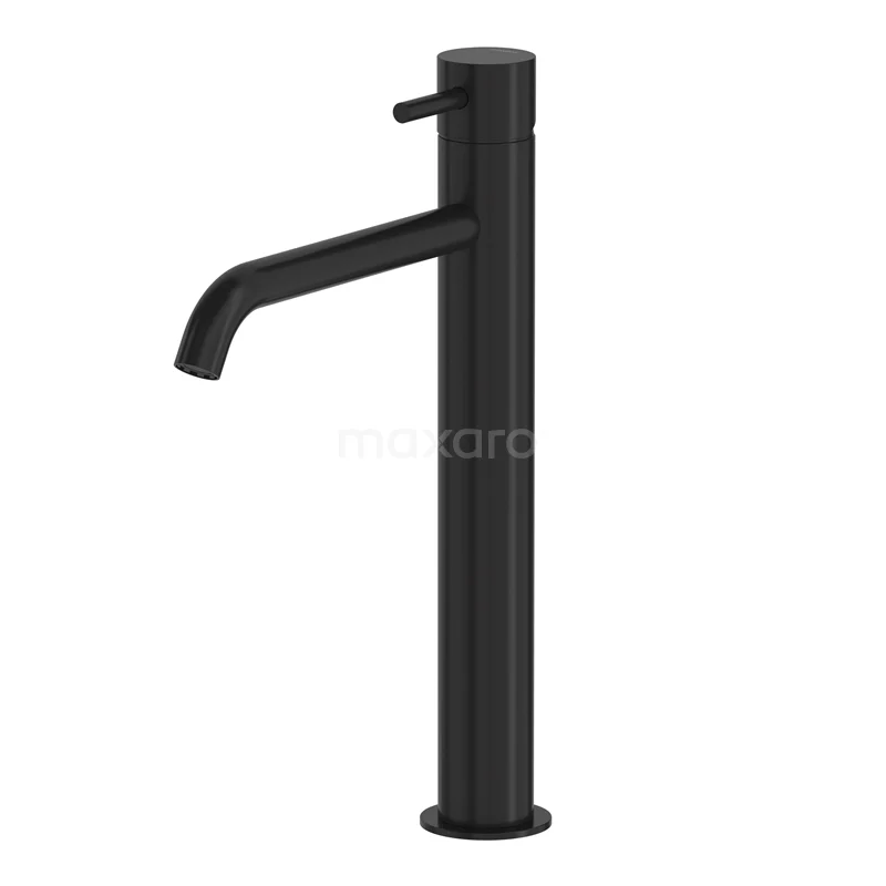 High Basin Tap Radius Black, Single Lever Mixer Tap, Extended Spout, Black 55.003.591MB