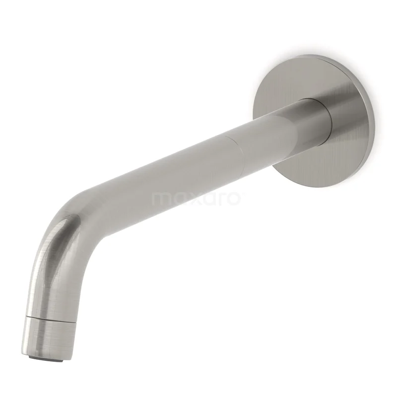 Wanneneinlauf Radius Stahl, Wandmontage, Edelstahl 55.157.120BR Wanneneinlauf Radius Stahl, Wandmontage, Edelstahl 55.157.120BR