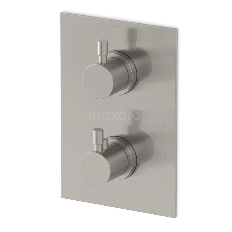 Unterputz Duscharmatur Radius Steel, Thermostatisch, Edelstahl 55.152.502BRNS Unterputz Duscharmatur Radius Steel, Thermostatisch, Edelstahl 55.152.502BRNS