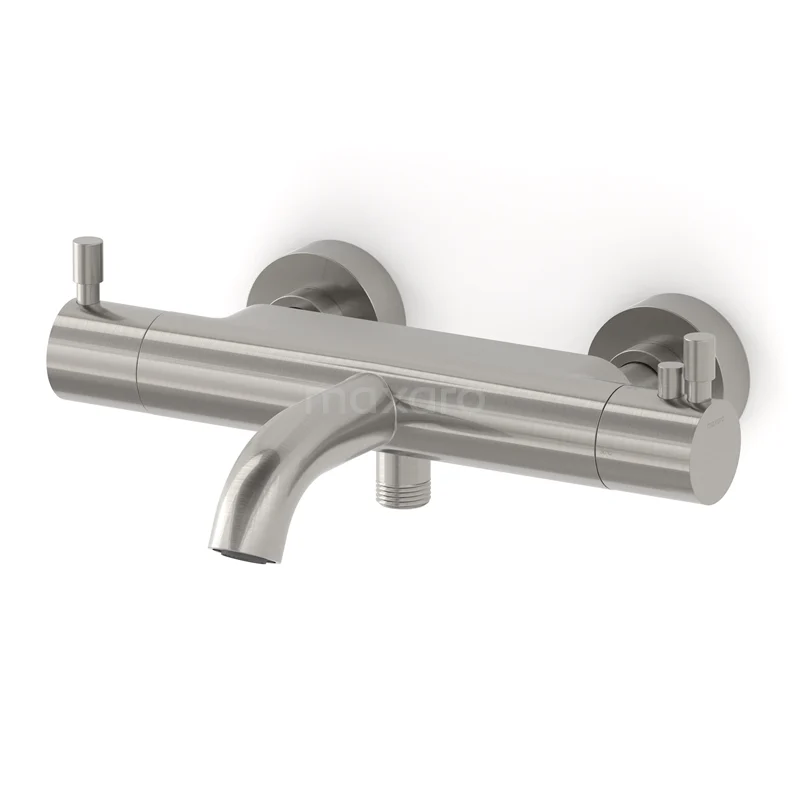 Thermostatic Bath tap Radius Steel, Stainless steel 55.100.402BRN
