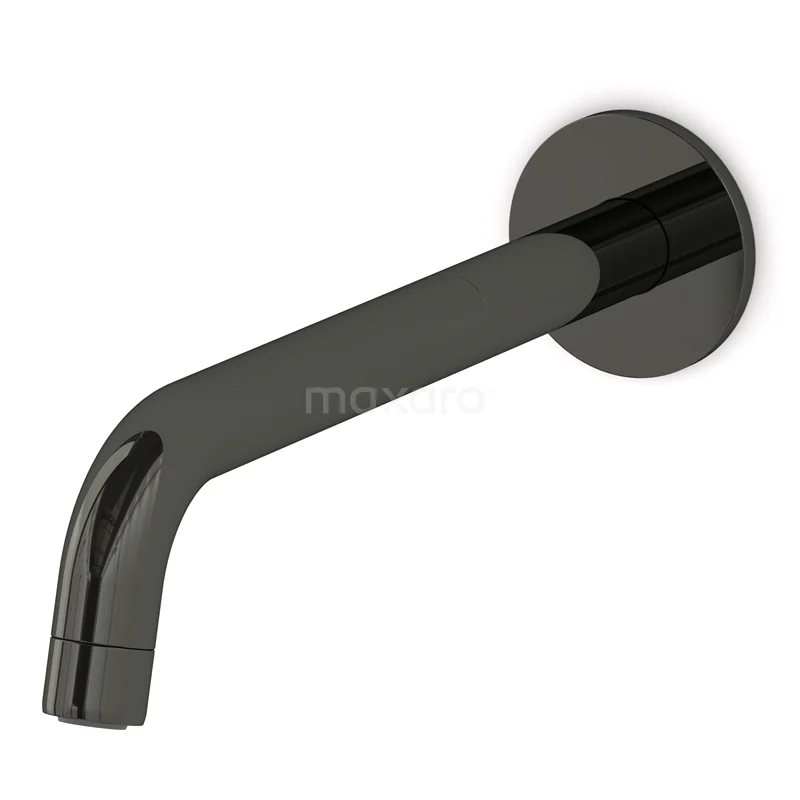 Wanneneinlauf Radius Schwarz Chrom, Wandmontage, Schwarz Chrom 55.157.120BC Wanneneinlauf Radius Schwarz Chrom, Wandmontage, Schwarz Chrom 55.157.120BC