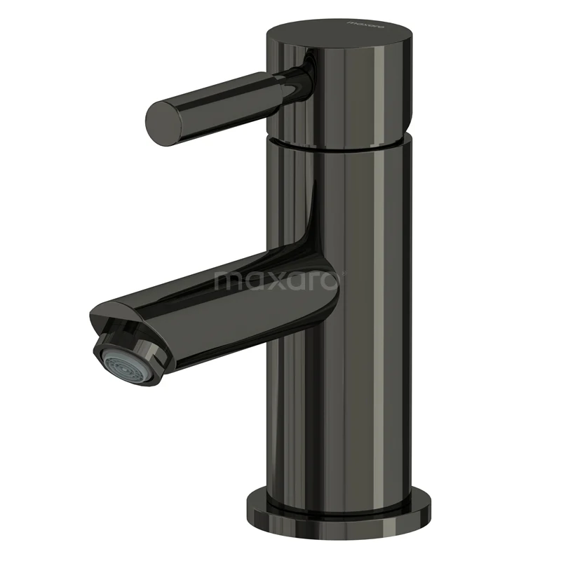 Basin tap Radius Black chrome, Single lever mixer tap, Black chrome 55.003.561BC