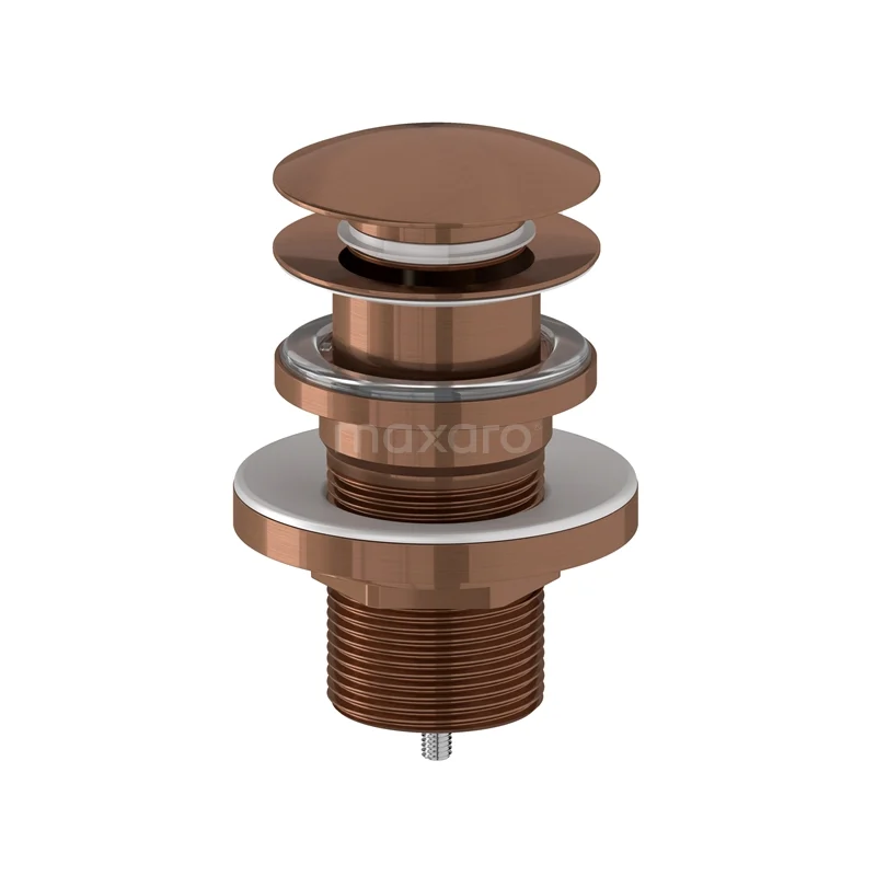 Waste plug Lockable Copper Round 99.000.604KP