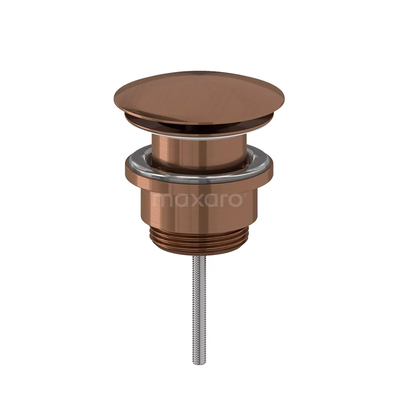 Waste plug Non-closable Copper Round 99.000.504KP