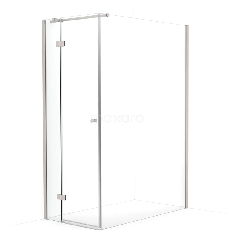 Amber Shower enclosure | 140x70 cm Stainless steel Clear glass Pivot door Rectangle CTB1514310BR