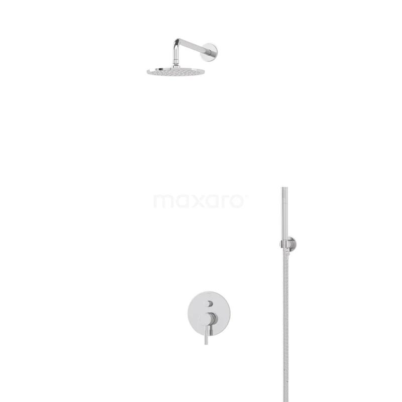 Radius Rain shower Built-in | Chrome 20 cm Rain shower Single lever BIC55-00003