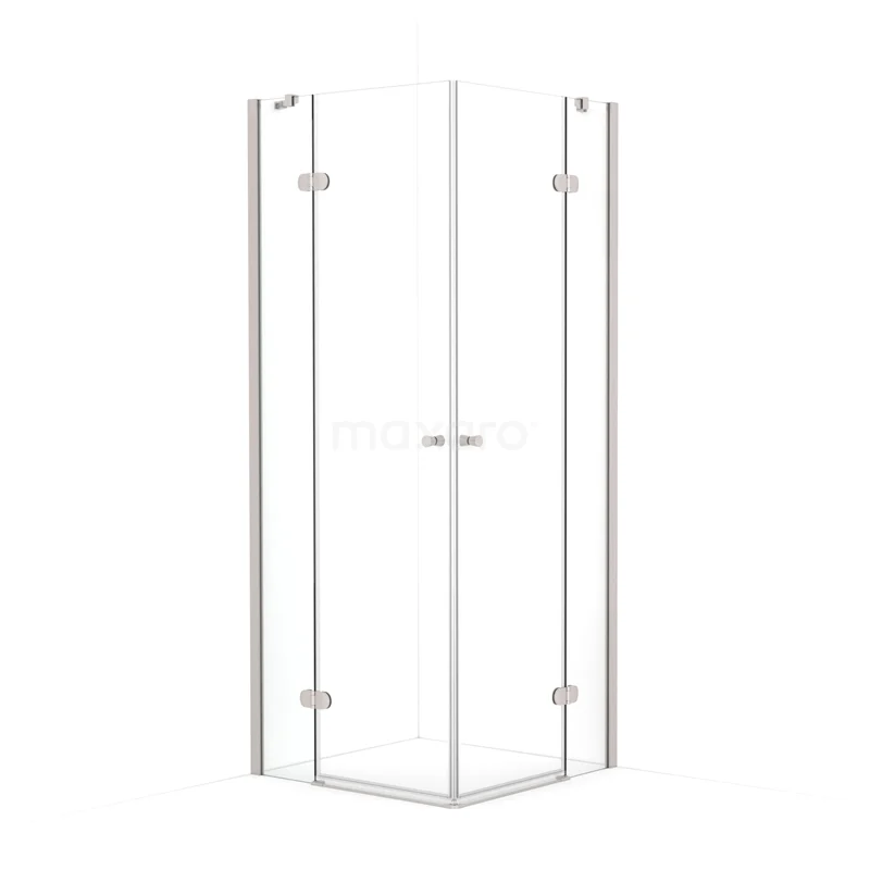Amber Shower enclosure | 70x70 cm Stainless steel Clear glass Pivot door Square CTD1515220BR