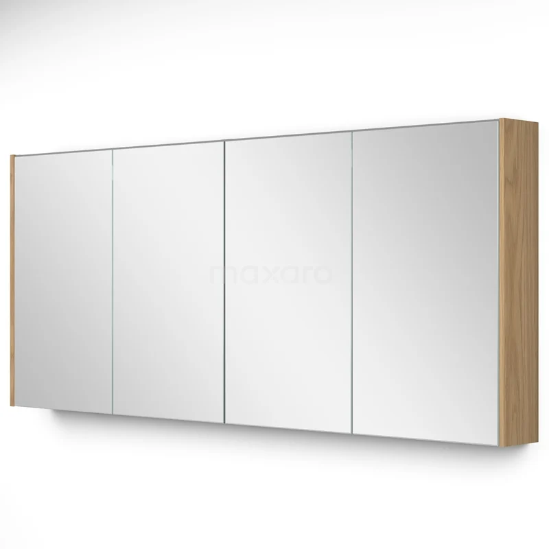 Mirror Cabinet With Lighting Modulo 157.6x70cm Natural Veneer K99-1600-59009-60 Mirror Cabinet With Lighting Modulo 157.6x70cm Natural Veneer K99-1600-59009-60