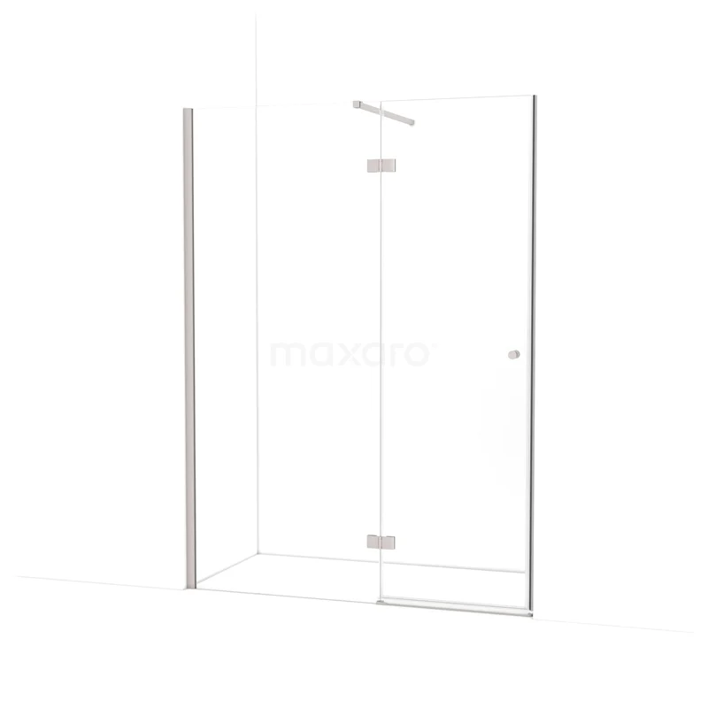 Amber Shower door | 150 cm Stainless steel Clear glass Pivot door WTB86110BR